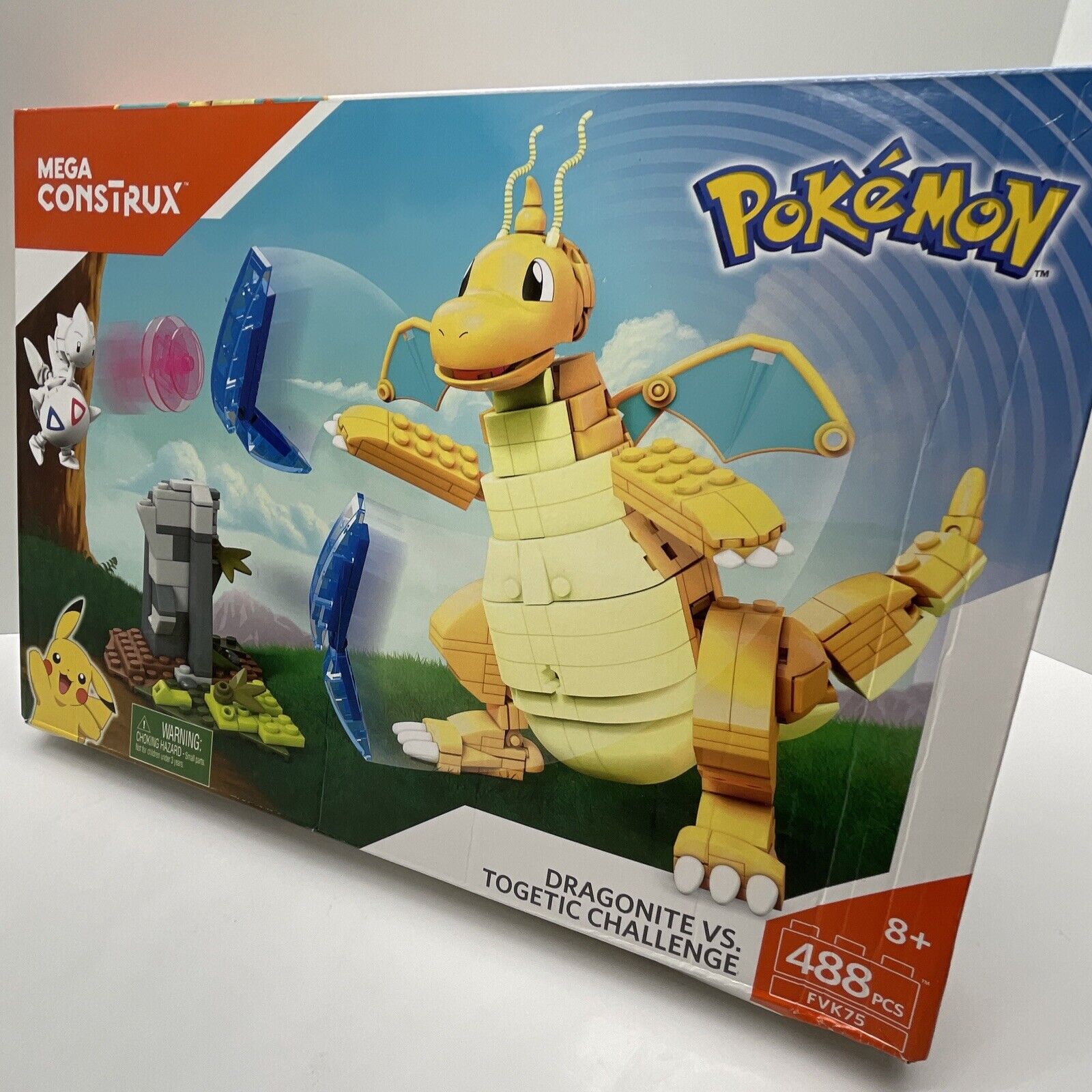 MEGA Pokemon Building Kit Motion Pikachu (1092 Pieces) for Collectors