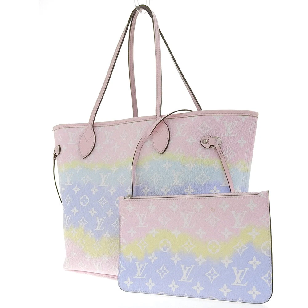 LOUIS VUITTON M45270 Neverfull MM Tote Bag Escale Pastel Ex++ 231021T | eBay