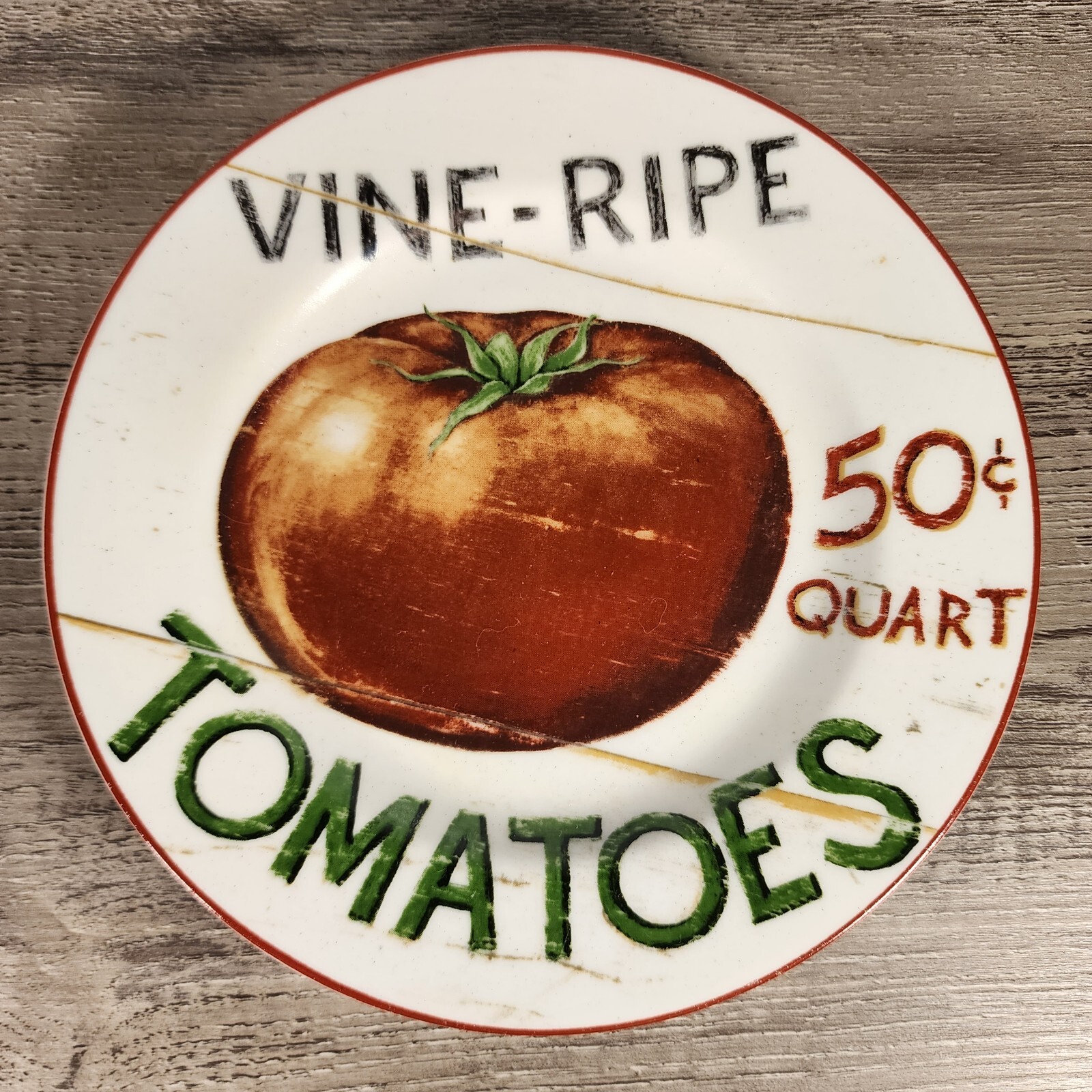 Set of 4 SAKURA HOMETRENDS FARM FRESH VEGETABLES AND FRUIT 8" SALAD