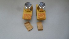 1962 62 Ford Galaxie Back Up Lens Pair Clear Center Restore Hot Rod 02bb2 Zz
