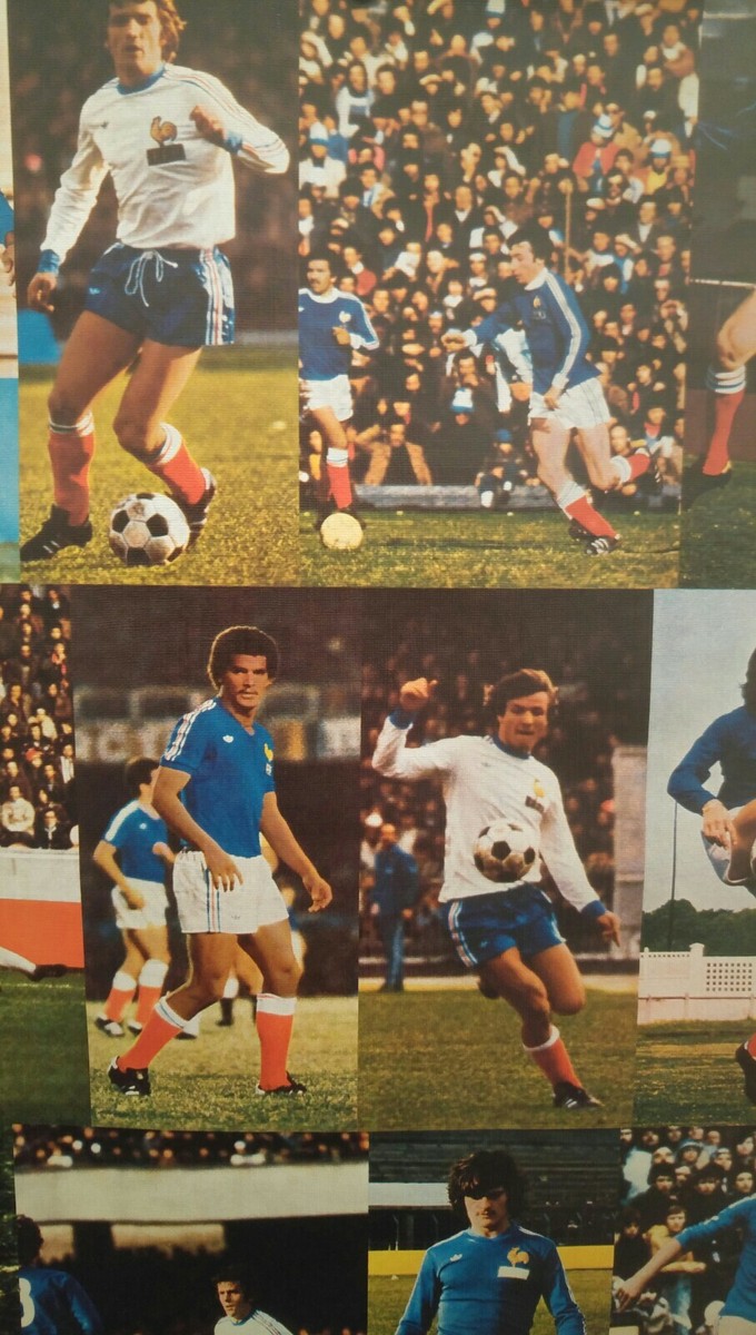 Poster Équipe De France 1978 – Photo Vintage (magazine Onze)