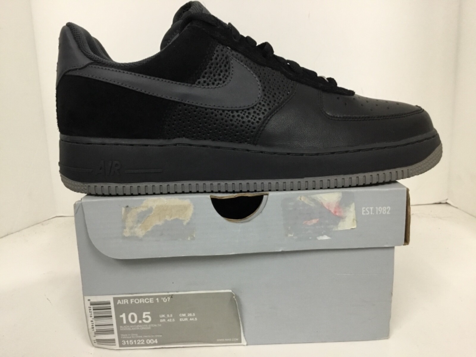 nike air force 1 anthracite stealth