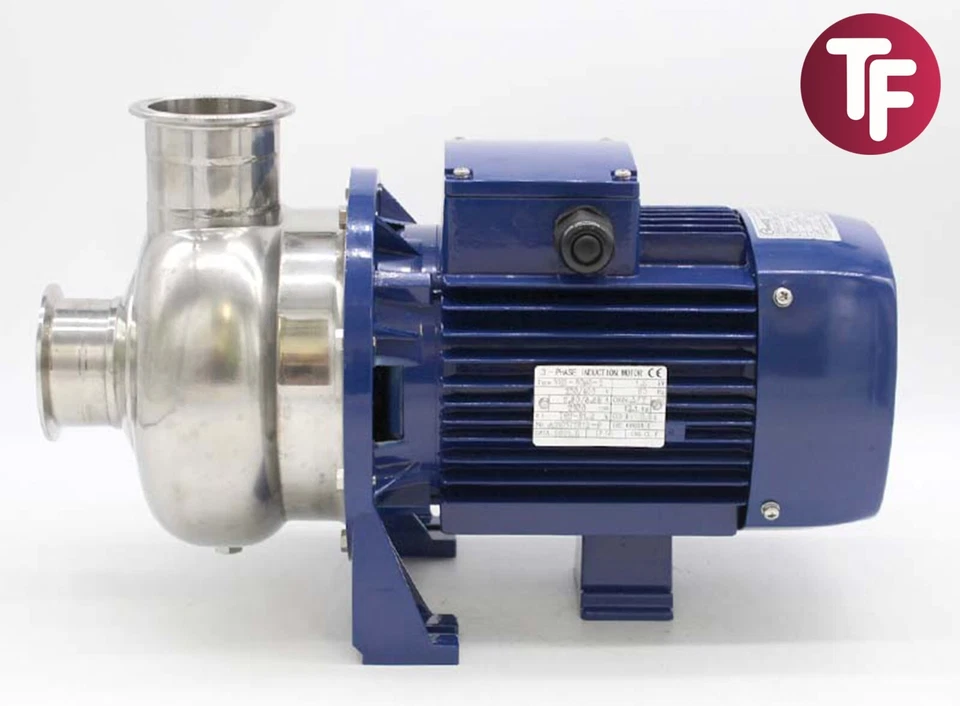 Enviroflex EFO-200-TC 2 1/2" Tri-Clamp Centrifugal Impeller Brewery Pump 400v - Image 2 of 4