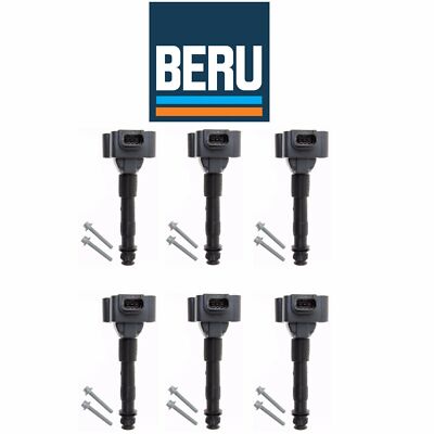 PORSCHE 911 BOXSTER CAYMAN IGNITION COIL SET 99760210406 BERU/BORGWARNER ZS178