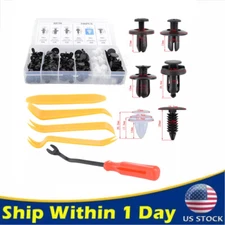 Clip Fender Trim Car Push Pin Rivet Bumper Door Panel Retainer Fastener w/ 5Tool
