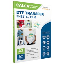 100 Sheets A3 - 11.7" x 16.5" DTF Transfer Film - Double Sided, Hot Peel