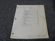 Allis Chalmers 5020 5030 Tractor Hydraulic System Schematics & Service Manual xz