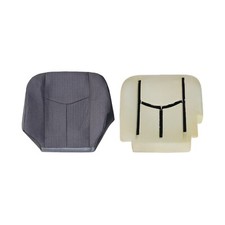 NLQR Front Driver Side Bottom Replacement Seat Cover Cloth Dark Gray and Bott...