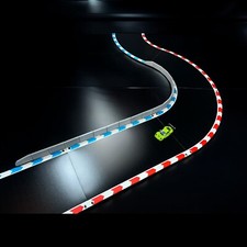 Carrera Hybrid - Boxenmauer Bande Streckenbegrenzung mit Befestigung / 1,15 m