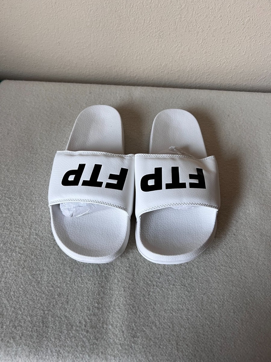 サンダル 29cm FUCK THE POPULATION FTP GLOW SLIDES FTP White Logo Slides - Size 9 - Brand New - FUCKTHEPOPULATION | eBay