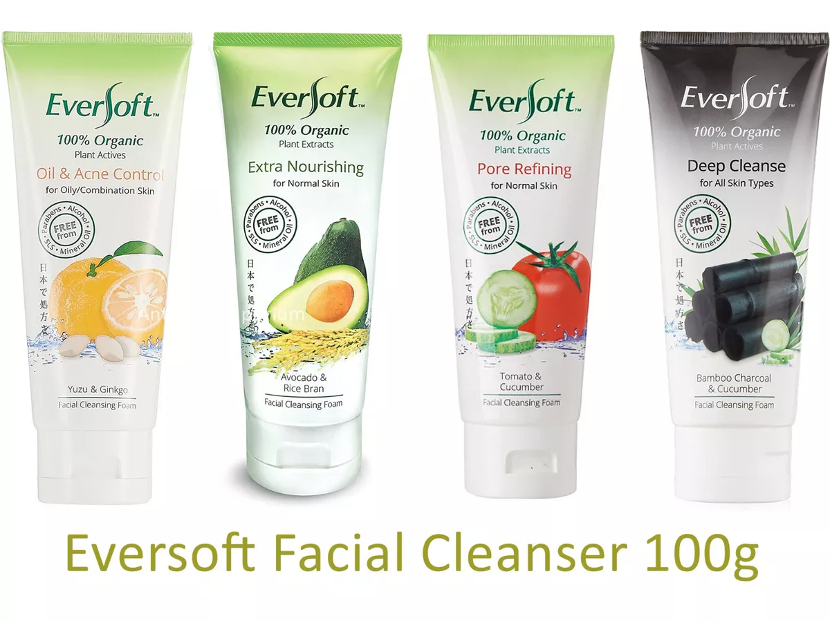EVERSOFT Singapore Organic Facial Cleanser 100g eBay