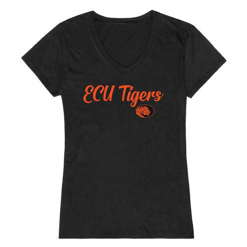 East Central University Tigers NCAA Women's Script Tee T-Shirt