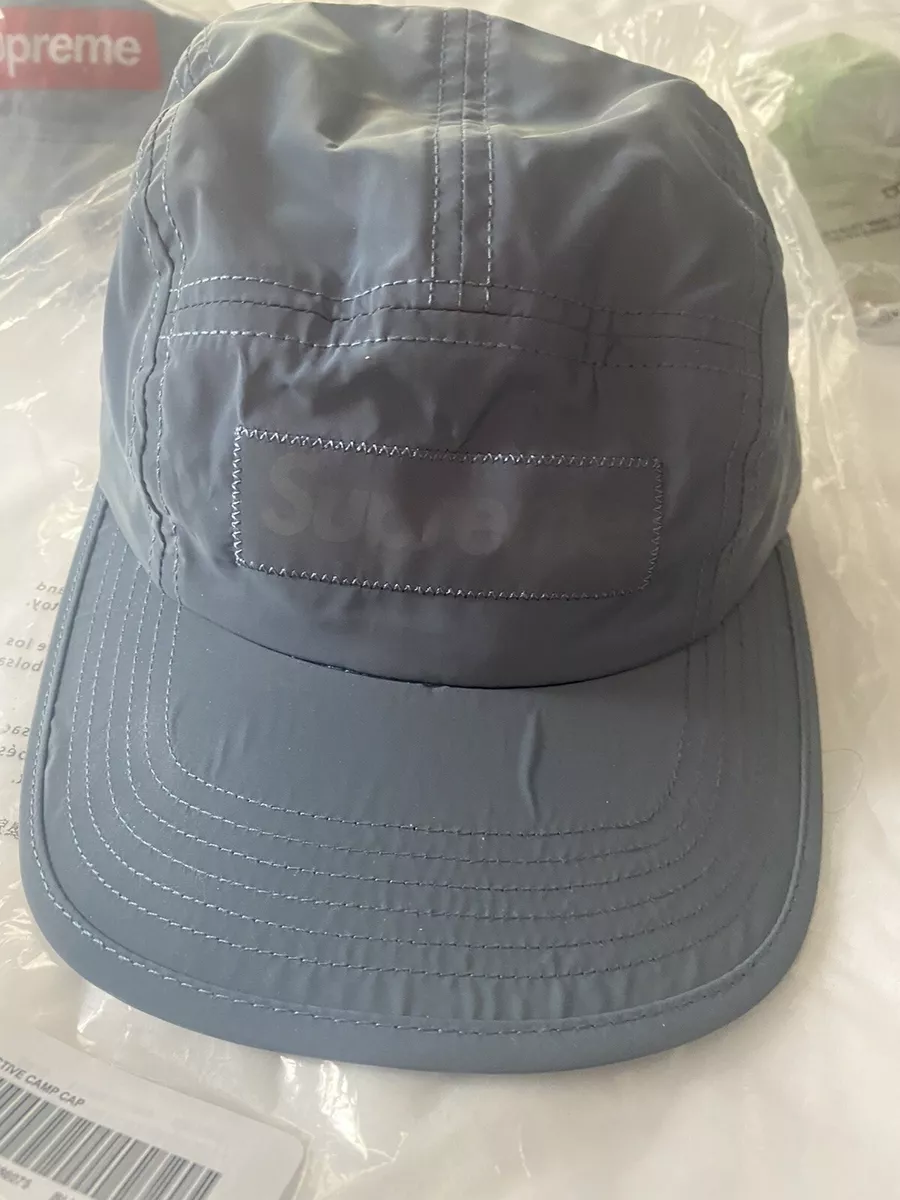 Supreme SS20 -Reflective Camp Cap, Blue, Brand New