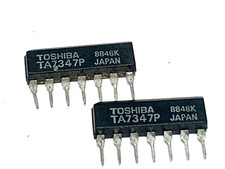 2 Pieces TA7347P Original New Toshiba Integrated Circuit  FREE US Shipping