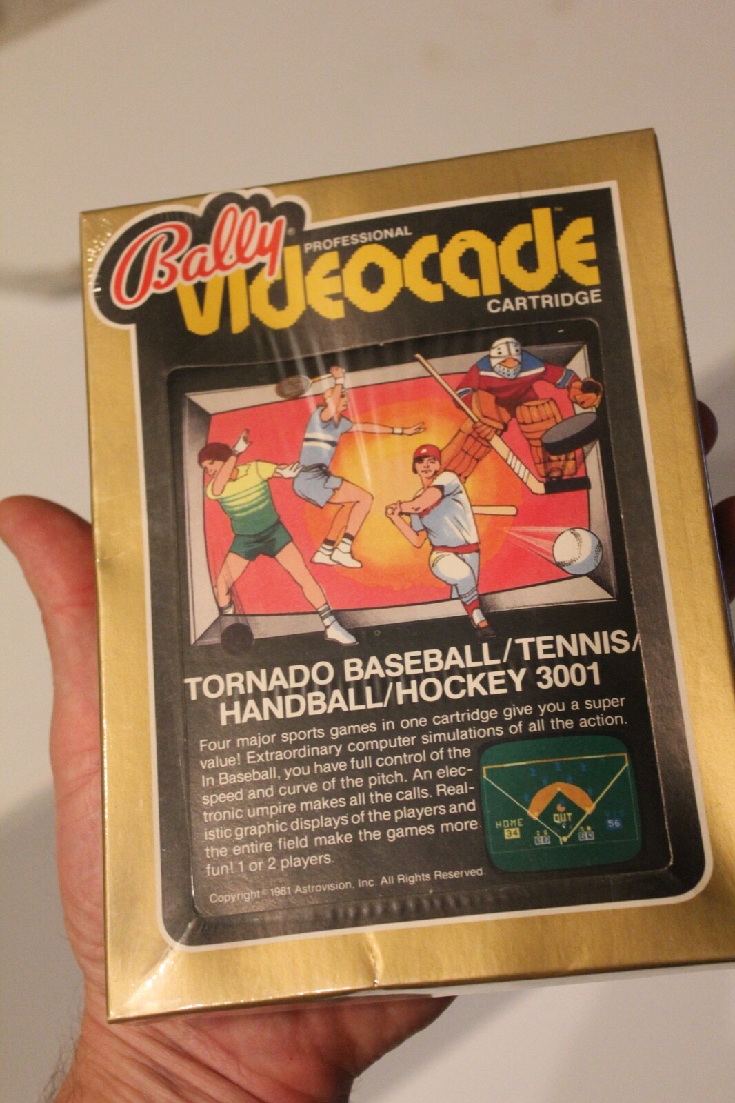 Bally Astrocade Videocade Game Tornado Baseball/Tennis/Handball/Hockey 3001  | eBay