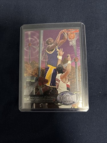 Shaquille O'neal [Silver] #50 1997 Metal Universe Reebok card