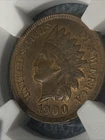 MS62 BN 1900 Indian Head Cent - Toner- Graded NGC