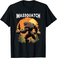 Bigfoot Funny Sasquatch Workout Gym Weightlifter Unisex T-Shirt