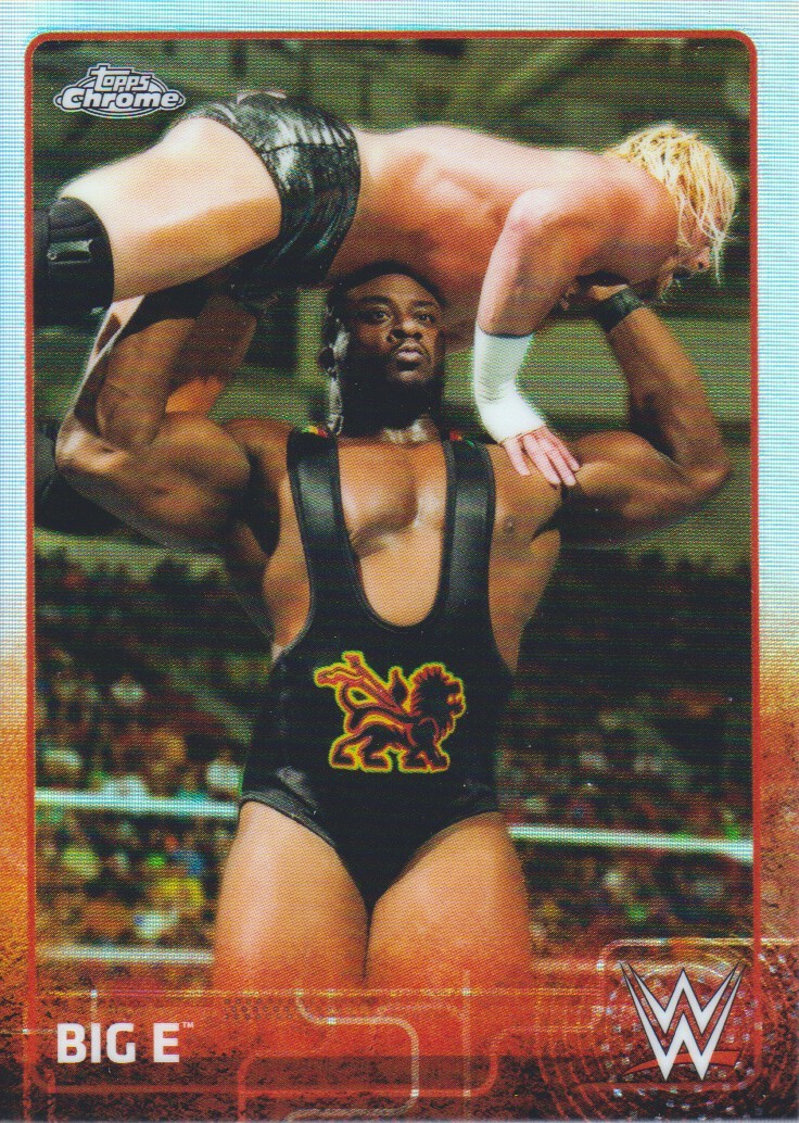 2015 Topps Chrome WWE Refractors Parallel Wrestling Cards Pick from List