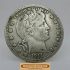 1911-D Barber Silver Quarter, Partial Liberty - #C55466NQ