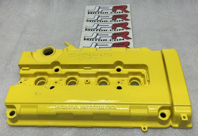 JDM HONDA B18C INTEGRA ITR TYPE R OEM ENGINE MOTOR VALVE COVER DOHC VTEC YELLOW