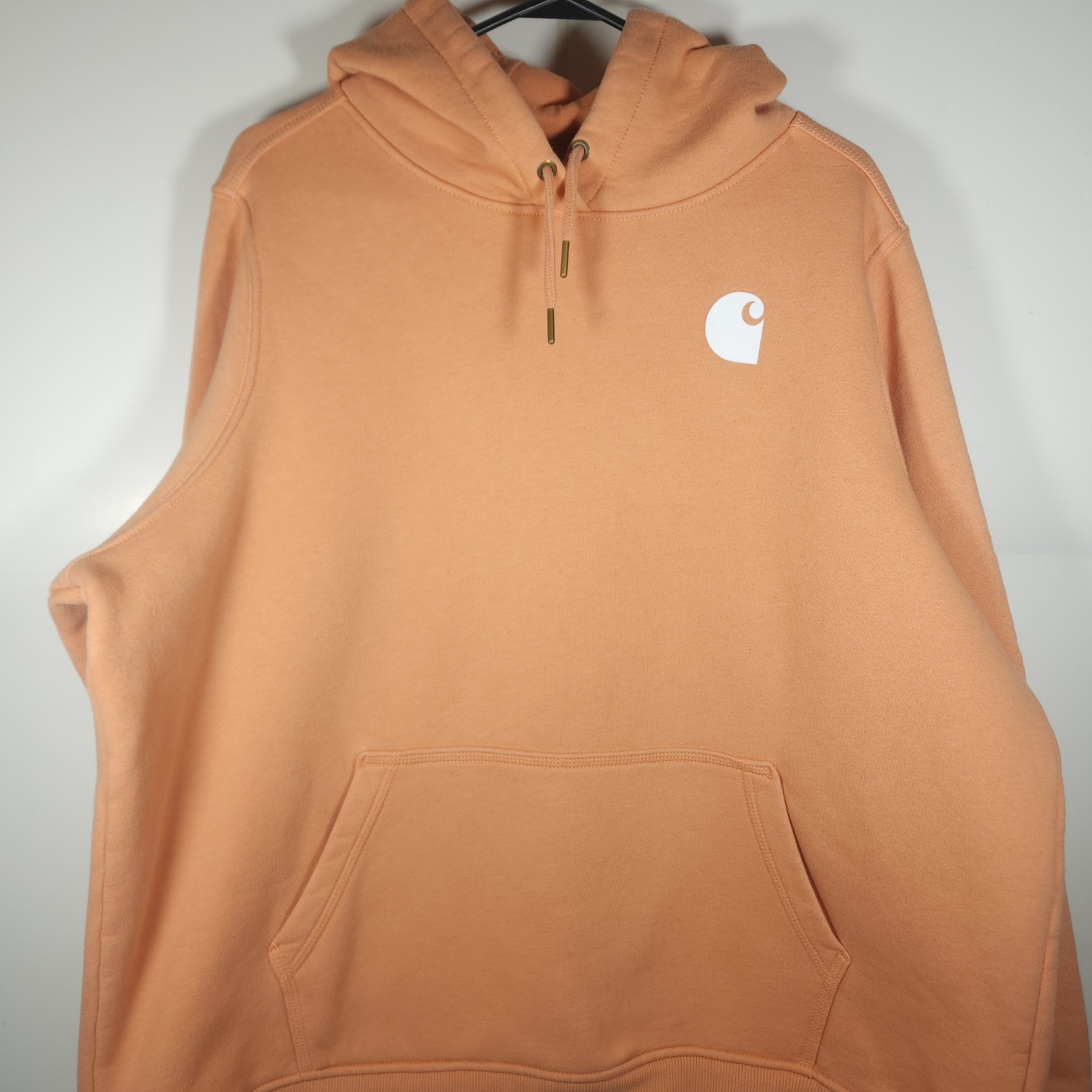 Carhartt Women’s Calrksburg Sz 3X Relaxed Fit Orange Graphic Hoodie Sweatshirt thumbnail 2