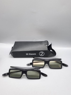 Samsung SSG-3050GB 3D Active Shutter RF Glasses Black Lot 2 W Box For 3D TV