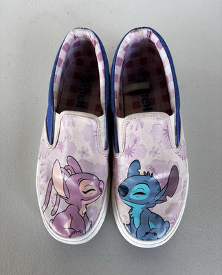 Ground Up Lilo & Stitch Stitch & Angel Slip-On Canvas Shoes Girls US 6 EU 37