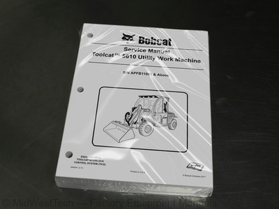 Bobcat Toolcat 5610 Utility Work Machine Service Manual Repair Shop Book