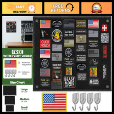 Tactical Patch Board 24"x18" - Morale Patch Display Holder for Military  Combat