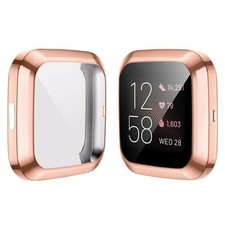 For Fitbit Versa 4 3 2 Sense TPU Watch Case Full Screen Protector Soft Cover