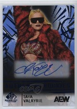 2025 SP Game Used AEW Authentic Rookies Auto Taya Valkyrie #85 RC