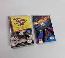 New Factory Sealed Roadblasters Win Lose Or Draw Nintendo NES H Seam Tab Lot 2