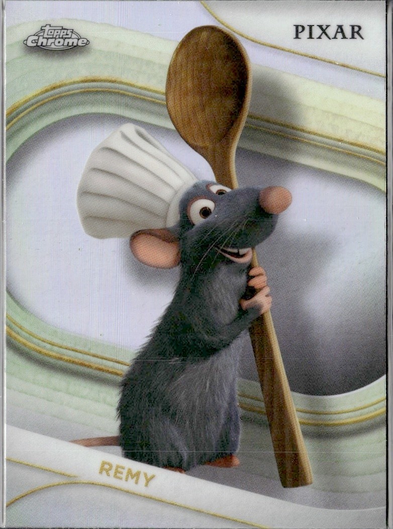 2025 Topps Chrome Disney Pixar Remy #117 Refractor Ratatouille