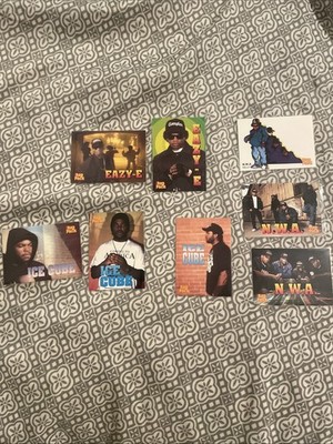 NWA Eazy E, Ice Cube Rap Pack Cards 8 Card Lot