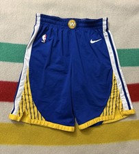 Pantaloncini da gioco Nike Aeroswift GOLDEN STATE WARRIORS taglio professionale 2017-2018 (86644-495)