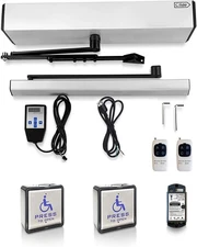 Handicap Automatic Swing Door Opener for Disabled with Stainless Steel Button