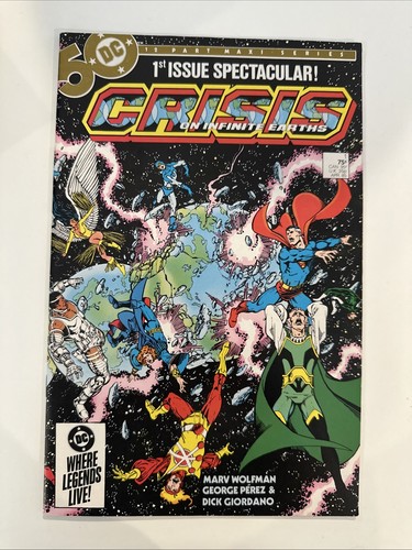 First Issue Spectacular Crisis On Infinity Earths Dc Superman April #1