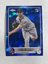 2022 Topps Chrome Sapphire - Tyler Gilbert #130 (RC) Rookie Card