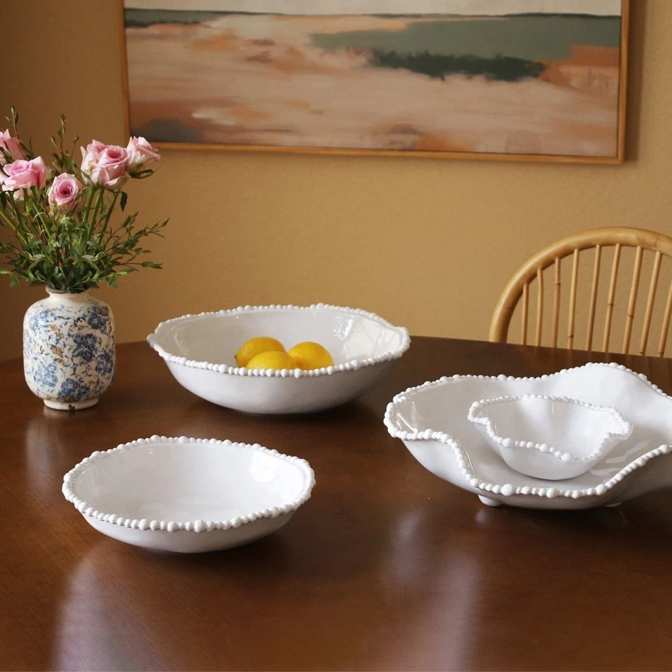 Beatriz Ball Vida Alegria Pasta and Everything Bowl Set-4 (White) Dishwasher - Imagem 2 de 2