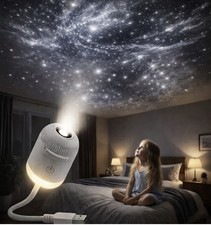 Galaxy projector, 2-in-1 starry sky projector and night light, high-resolution