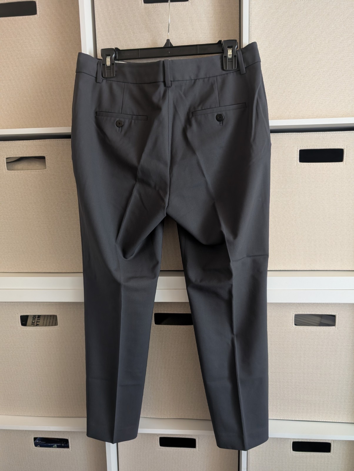 Theory Cement Grey Treeca 2 Traceable Wool Croppe… - image 5