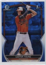 2023 Bowman Chrome Sapphire Edition Prospects Carter Young #BCP-183 1b8