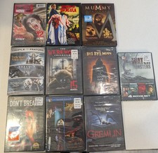 Horror DVD Lot Excellent Condition 10 DVDS Cult Horror 8 New 2 Pre-owned