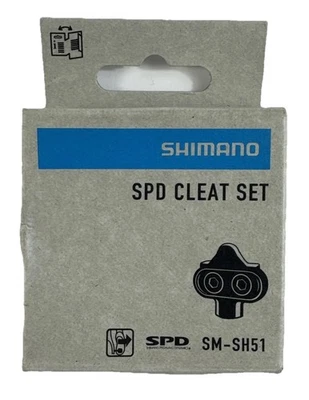 Shimano SPD Cleat Set SM-SH51 schwarz Pedalen Einfachausstieg Schuhadapter NEU - Bild 1 von 2