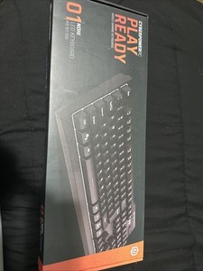 Cyberpower PC Play Ready 01 NOHI LED Wired Gaming Keyboard Black KB-161-306