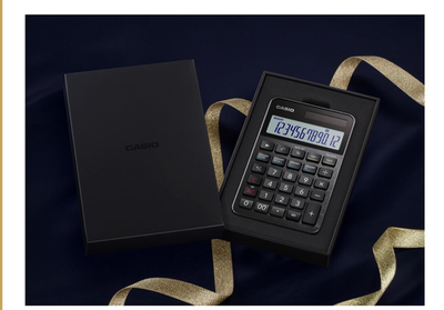 Casio S100X-BU Flagship 12 digit Premium Calculator Navy Blue