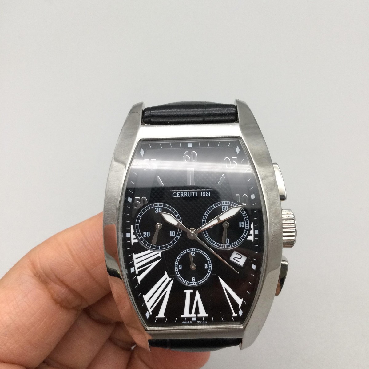 Cerruti 1881 Grande Classico Mens Watch 35mm Black Dial