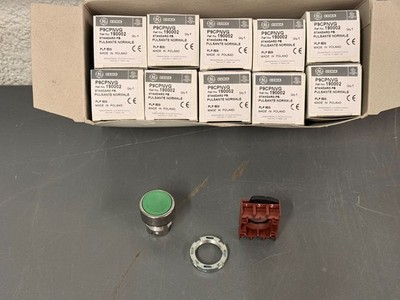 (10) GE Momentary Round Standard Non-Illuminated Flush Pushbuttons (for C-2000)