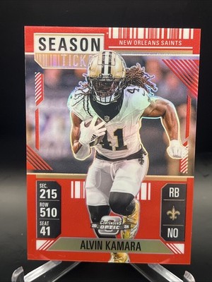 2024 Panini Contenders Optic Red Prizm Alvin Kamara Saints #40/199🔥🔥